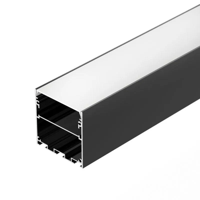 Профиль LINE-M-5050-2000 BLACK L2000 алюм. Arlight 053403