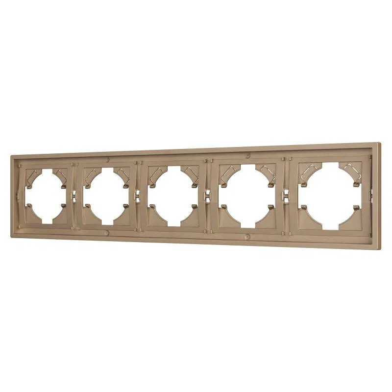 Рамка 5-м FRM-TENDO-PL-5-GD пластик. зол. Arlight 053854