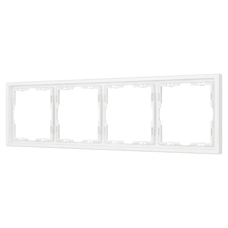 Рамка 4-м FRM-NOBE-SFPL-4-WH пластик. бел. Arlight 054223
