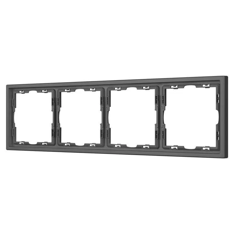 Рамка 4-м FRM-NOBE-SFPL-4-GR пластик. сер. Arlight 054226