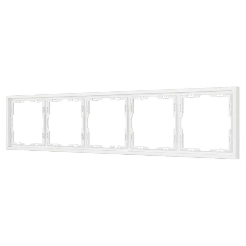 Рамка 5-м FRM-NOBE-SFPL-5-WH пластик. бел. Arlight 054227