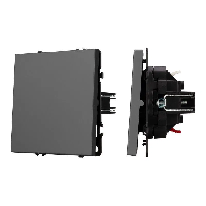 Выключатель звонковый SWT-NOBE-MKR1-SFPL-L-GR 10А 230В механизм Arlight 054272