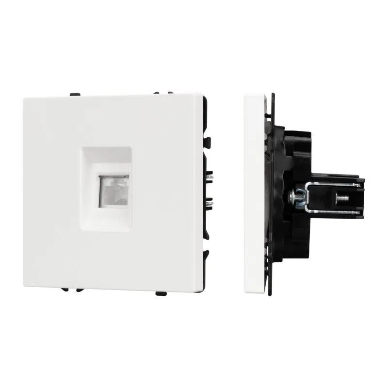 Розетка компьютерная SCT-NOBE-MPC1-SFPL-WH RJ45 кат.6 механизм Arlight 054304