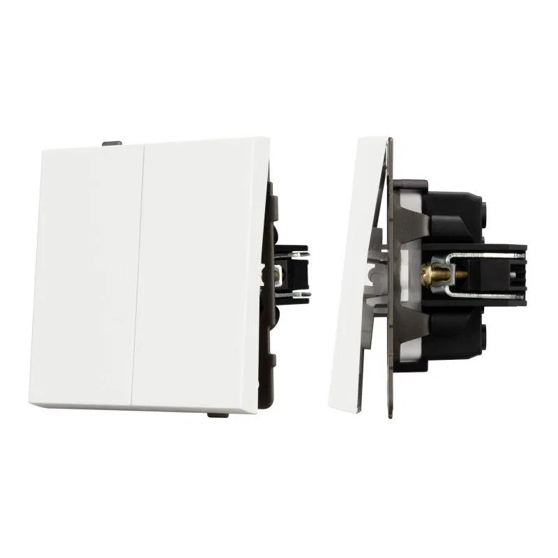 Выключатель проходной 2-кл. SWT-TENDO-MKP2-SFPL-WH 10А 230В механизм Arlight 054556