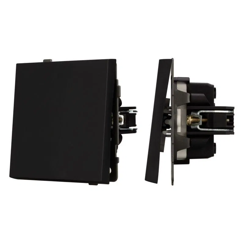 Выключатель звонковый SWT-TENDO-MKR1-SFPL-BK 10А 230В механизм Arlight 054587