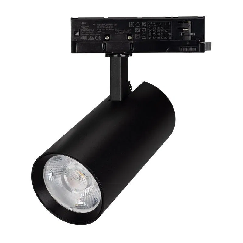 Светильник светодиодный LGD-GERA-4TR-R90-30W Day4000 BK 15deg 230В IP20 30Вт 4000К метал. Arlight 055124