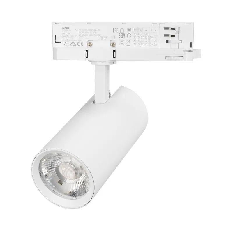 Светильник светодиодный LGD-GERA-4TR-R74-20W Day4000 WH 24deg 230В IP20 20Вт 4000К метал. Arlight 055154