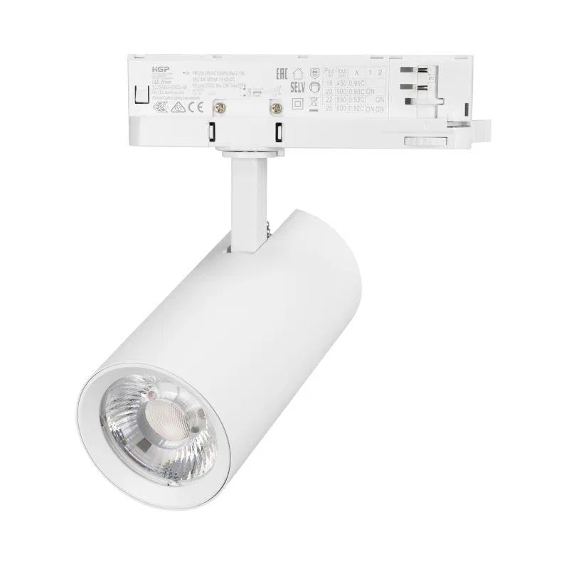 Светильник светодиодный LGD-GERA-4TR-R74-20W Day4000 WH 36deg 230В IP20 20Вт 4000К метал. Arlight 055156