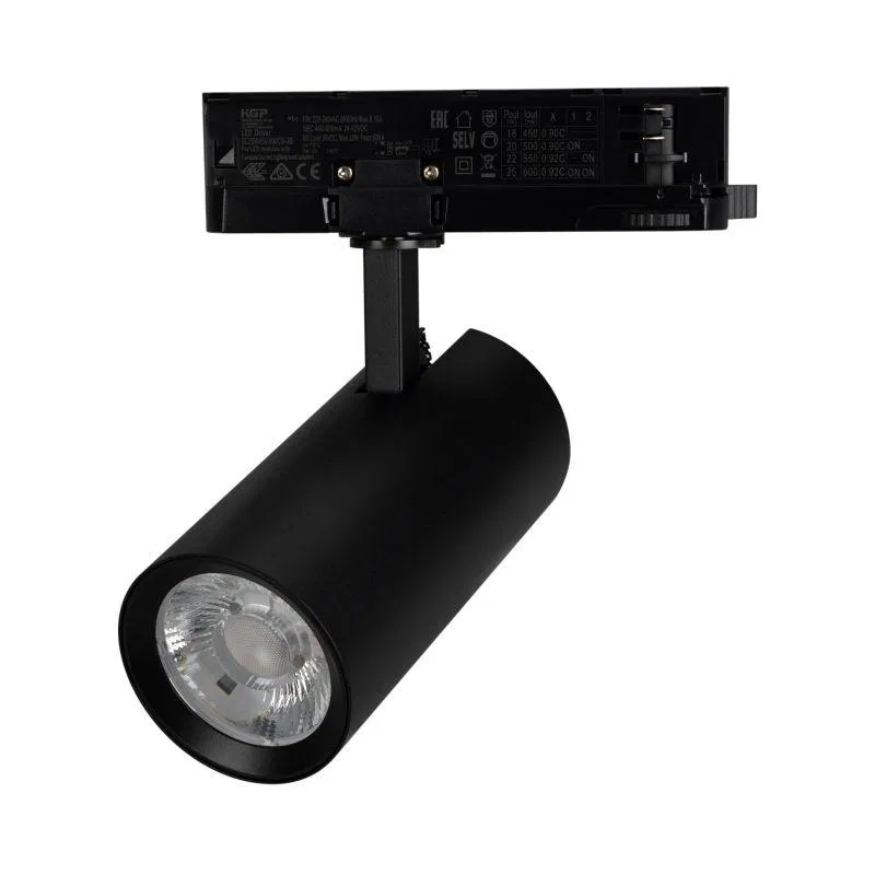 Светильник светодиодный LGD-GERA-4TR-R74-20W Warm3000 BK 24deg 230В IP20 20Вт 3000К метал. Arlight 055166