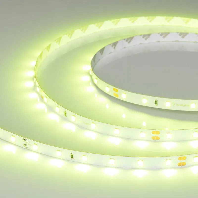 Лента светодиодная RT-A60-8mm 24В Spring Green 4.8Вт/м IP20 (уп.5м) Arlight 055382