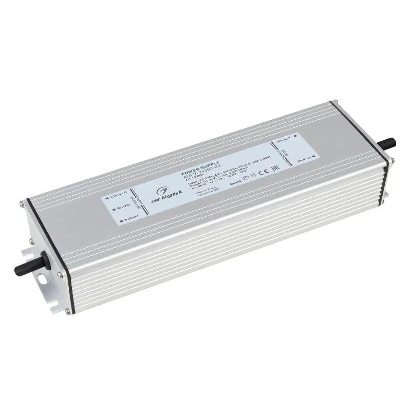 Блок питания ARPV-24300-B2 (24В 12.5А 300Вт) IP67 металл Arlight 057329