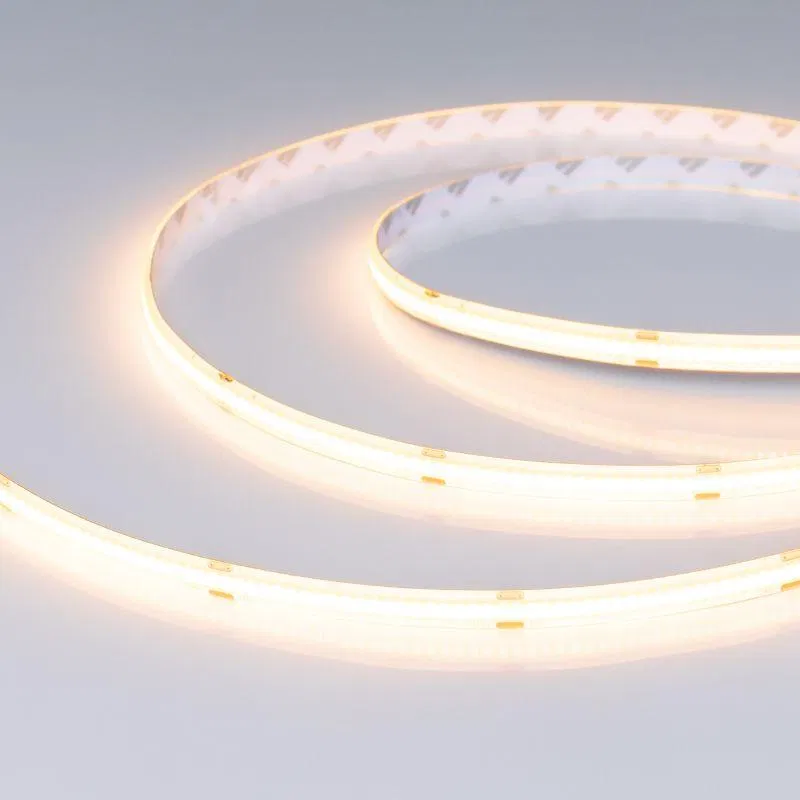 Лента светодиодная COB-SE-X378-8mm 24В Warm 2700К 11Вт/м IP65 герметичная (уп.5м) Arlight 058303