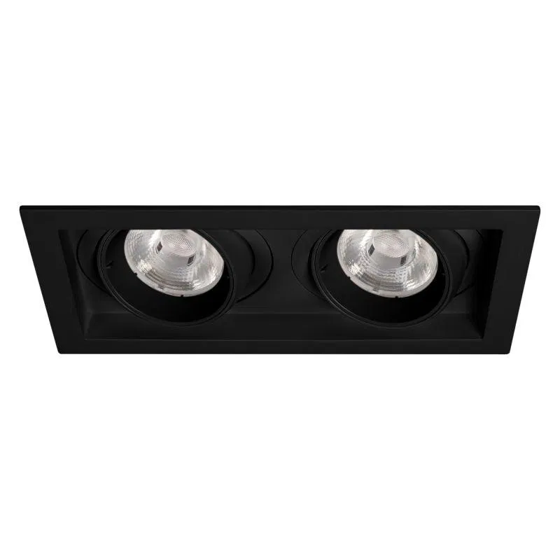 Светильник MS-VORTEX-BUILT-S210x117-2x20W Warm3000 BK-BK 40 deg 230В 2х20Вт 3000К IP20 метал. Arlight 058443
