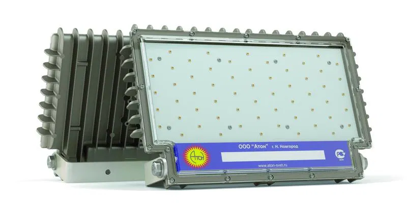 Прожектор светодиодный АТ-ДОК-12/50-220VAC-IP67-EX "Star" 50Вт 6900лм 5000К IP67 взрывозащ. КСС20 Атон АТДОК1250220VACIP67EX