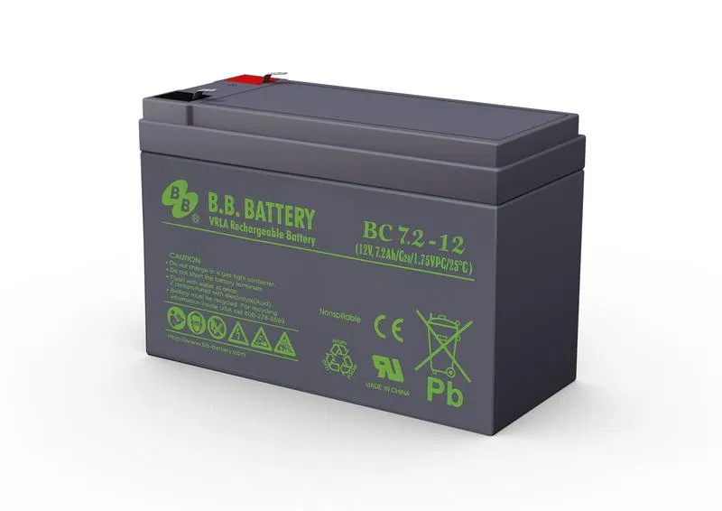 Аккумулятор 12В 7.2А.ч BC 7.2-12 B.B. Battery 1906645А