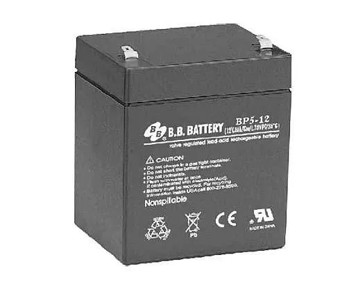 Аккумулятор 12В 5А.ч BP 5-12 B.B. Battery 1906648А