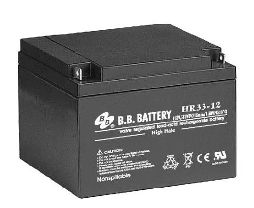 Аккумулятор 12В 33А.ч HR 33-12 B.B. Battery 1906661А