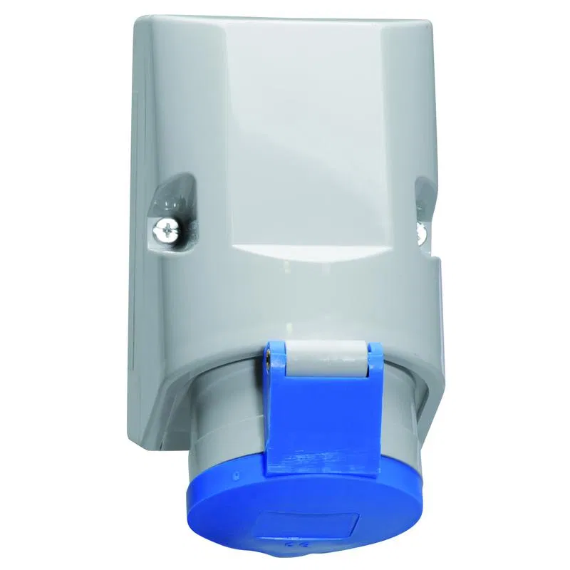 Розетка настенная 32А 3п 2P+E 6ч 230В IP44 180град. 126х83 Quick-Connect Bals 11949