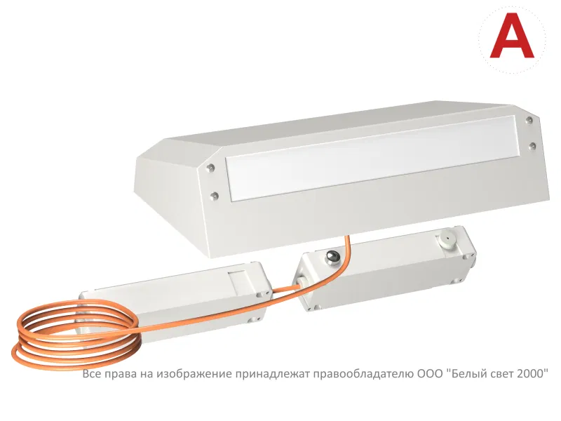 Светильник BS-CUSTOS-53-L1-INEXI 4000К White (-60) аварийный бел. Белый свет a32341