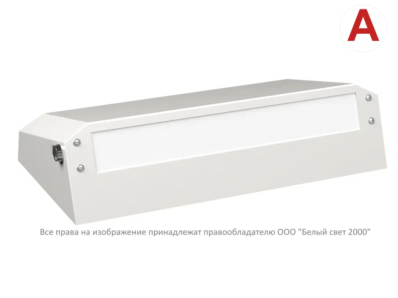 Светильник BS-CUSTOS-51-L1-INEXI3-AUTOTEST 4000К White аварийный бел. Белый свет a32368