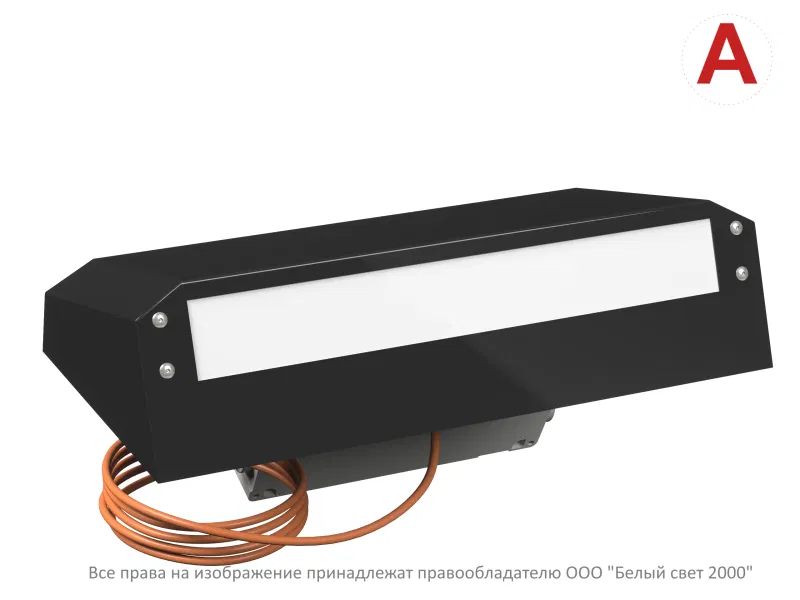 Светильник BS-CUSTOS-10-L1-12/24 4000К Black (-60) аварийный черн. Белый свет a32449