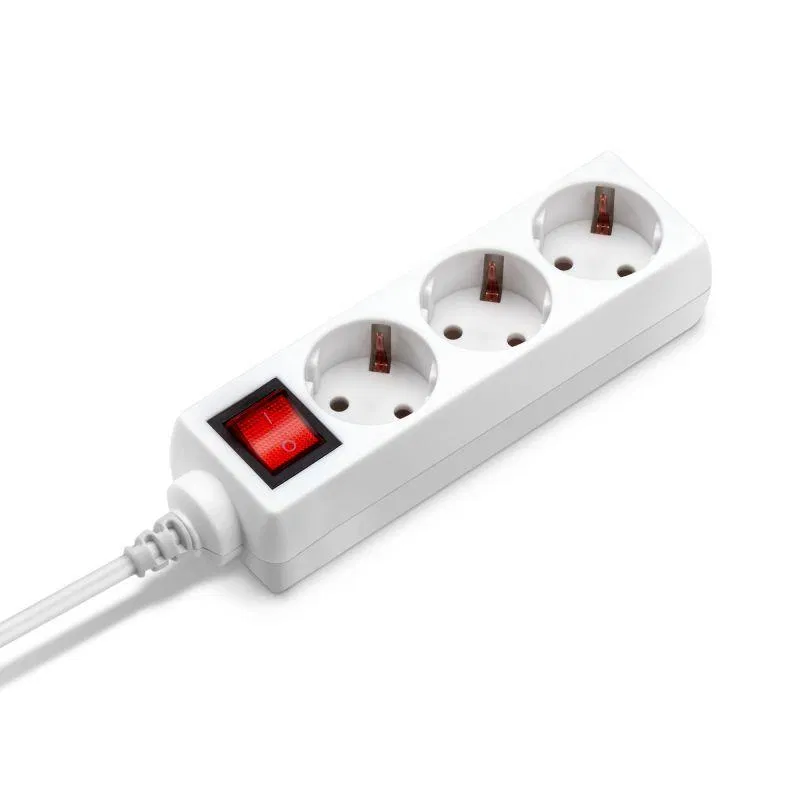 Удлинитель 3х1.5м BU-PS3.1/W бел. (пакет ПЭ) BURO 475287