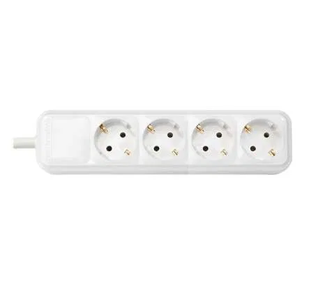 Колодка удлинителя 4-м с заземл. бел. Bylectrica Р16-338