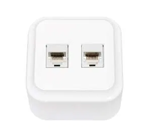 Розетка компьютерная 2-м ОП бел. Bylectrica РК216-005