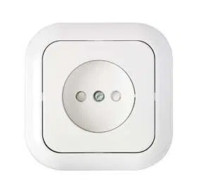 Розетка 1-м СП 16А IP20 без заземл. защ. шторки бел. Bylectrica РС16-252