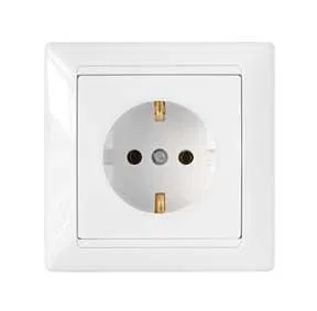 Розетка 1-м СП 16А IP20 с заземл. бел. Bylectrica РС16-315