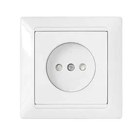 Розетка 1-м СП 16А IP20 с заземл. защ. шторки бел. Bylectrica РС16-316