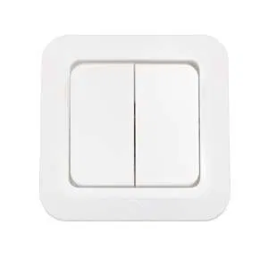 Выключатель 2-кл. СП 10А IP44 бел. Bylectrica С5 4-001