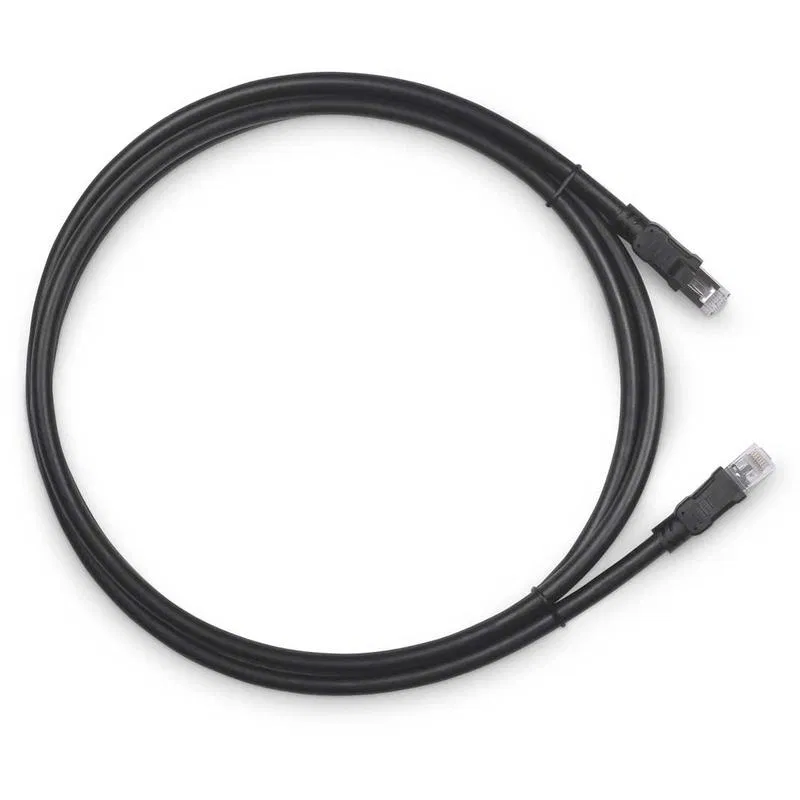 Патч-корд F/UTP кат.6A PC-ARM-FTP-RJ45-Cat.6a-2m-PE 2xRJ45/8p8c экранир. армированный гофрированной стальной лентой РЕ внешн. 2м черн. Cabeus 10139c