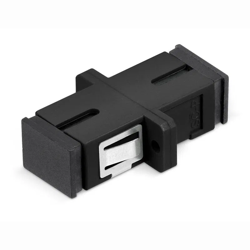 Соединитель проходной SC-SC SM для одномод. кабеля simplex черн. Cabeus 10596c