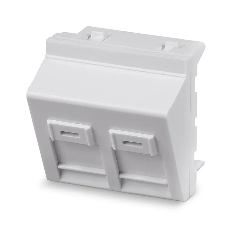 Вставка Keystone Jack FP-A-45-2M 45х45 Mosaic для 2 модулей угловая Cabeus 11839c