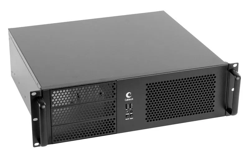 Корпус серверный 19дюйм CL-338C 3U RM (ДхШхВ)ММ: 390х430х133.3 3х5.25дюйм+8х3.5дюйм HDD без блока питания Cabeus 7977c