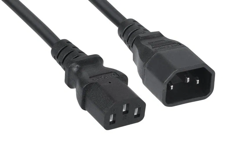 Кабель питания монитор-компьютер IEC 320 C13-IEC 320 C14 (3х0.75) 1.2м PC-189-VDE-1.2M Cabeus 9016c
