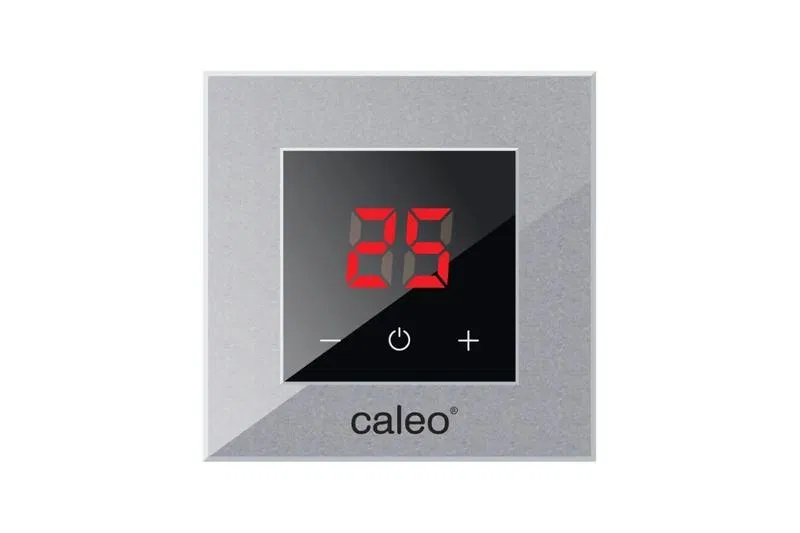 Терморегулятор NOVA встраиваемый цифровой 3.5кВт алюм. CALEO УП-00000357