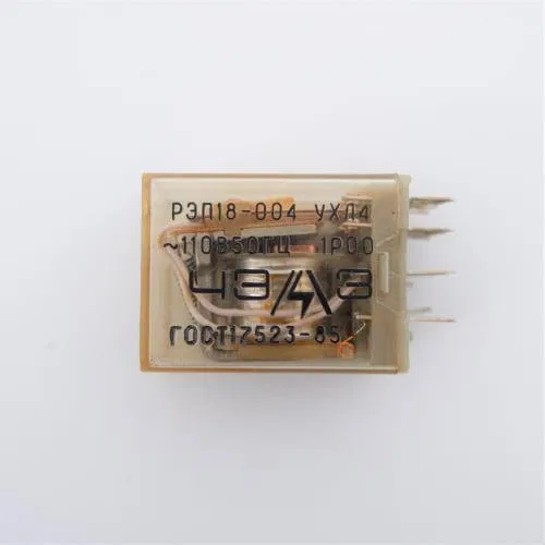 Реле промежуточное РЭП-18-004 110В DC с розеткой ЧЭАЗ A8119-77966297