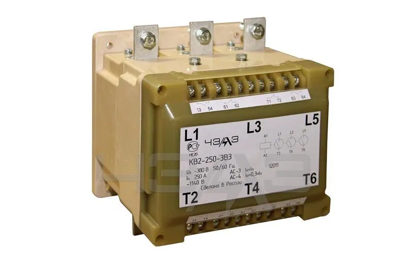 Контактор вакуумный КВ-2-250-3-В В3 (4НО+4НЗ) кат. 220В AC/DC (133130231.01) ЧЭАЗ A8119-79688905