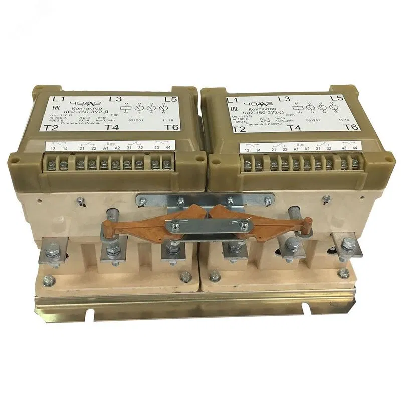 Контактор вакуумный КВ-2-160-3-Д-РВ3 220В AC/DC 8НО+8НЗ ЧЭАЗ A8119-T53622065