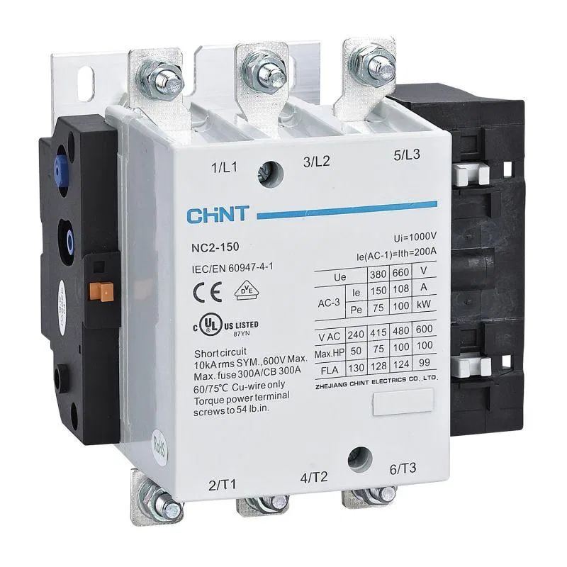 Контактор NC2-150Z 3п 150А 110В DC (R) CHINT 237034