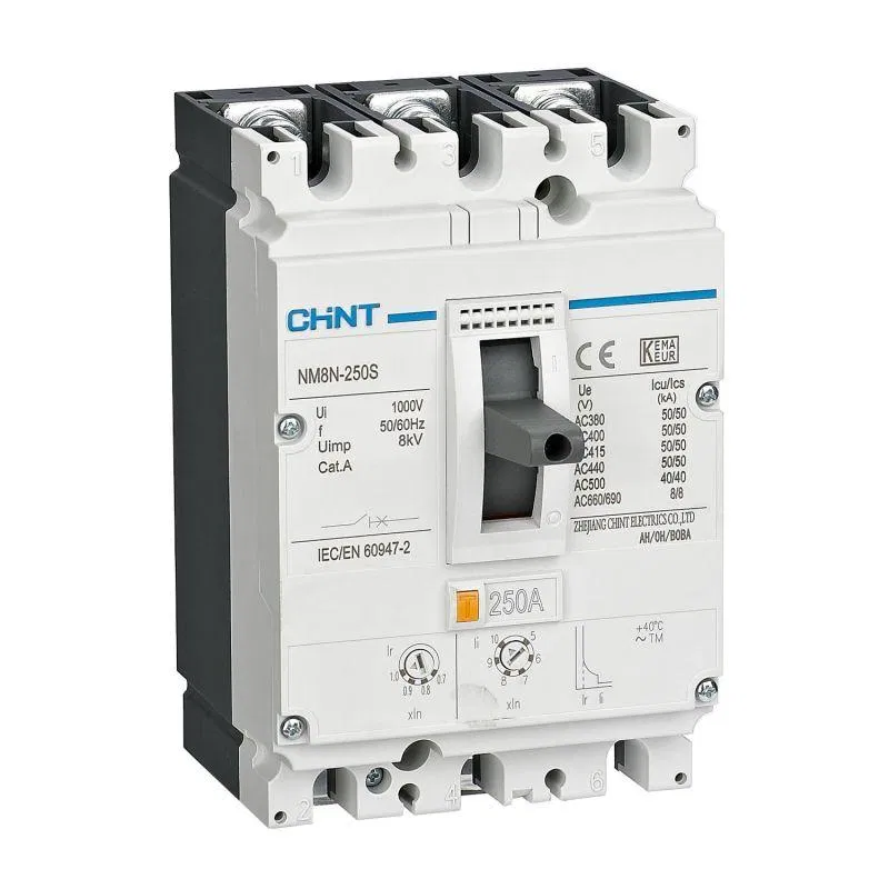 Выключатель автоматический защиты двигателя 3п 225А 50кА NM8N-250S M (R) CHINT 271431