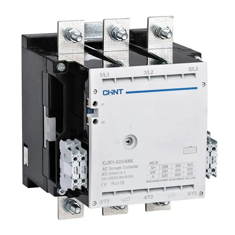 Контактор вакуумный CJX1-820/44K 820А 220В AC/DC 4НО+4НЗ AC-3 CHINT 275700