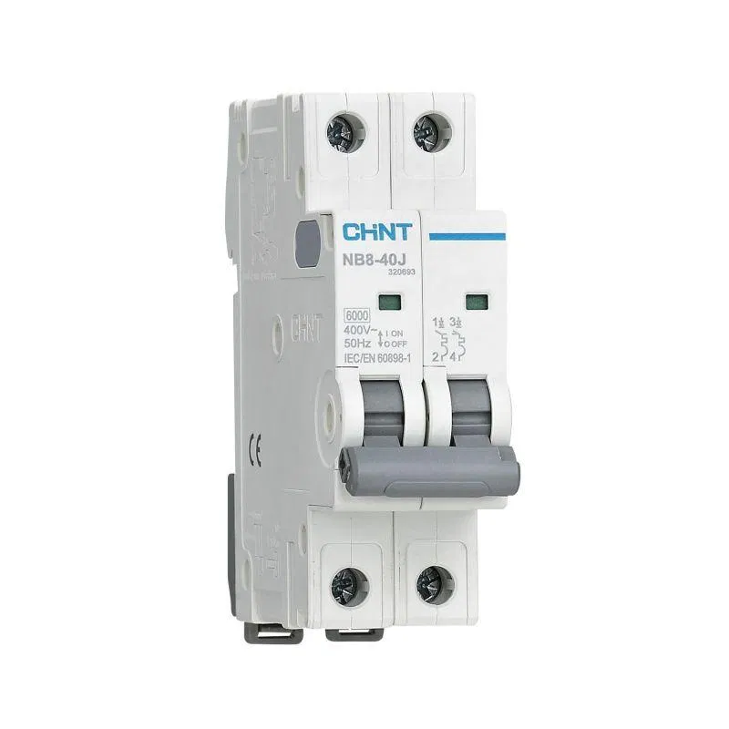 Выключатель автоматический 2п 4А 6кА NB8-40J х-ка B (R) CHINT 320675