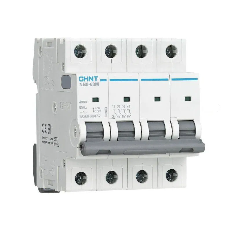 Выключатель автоматический NB8-63M 4п 63А 8In (C) (R) CHINT 320861