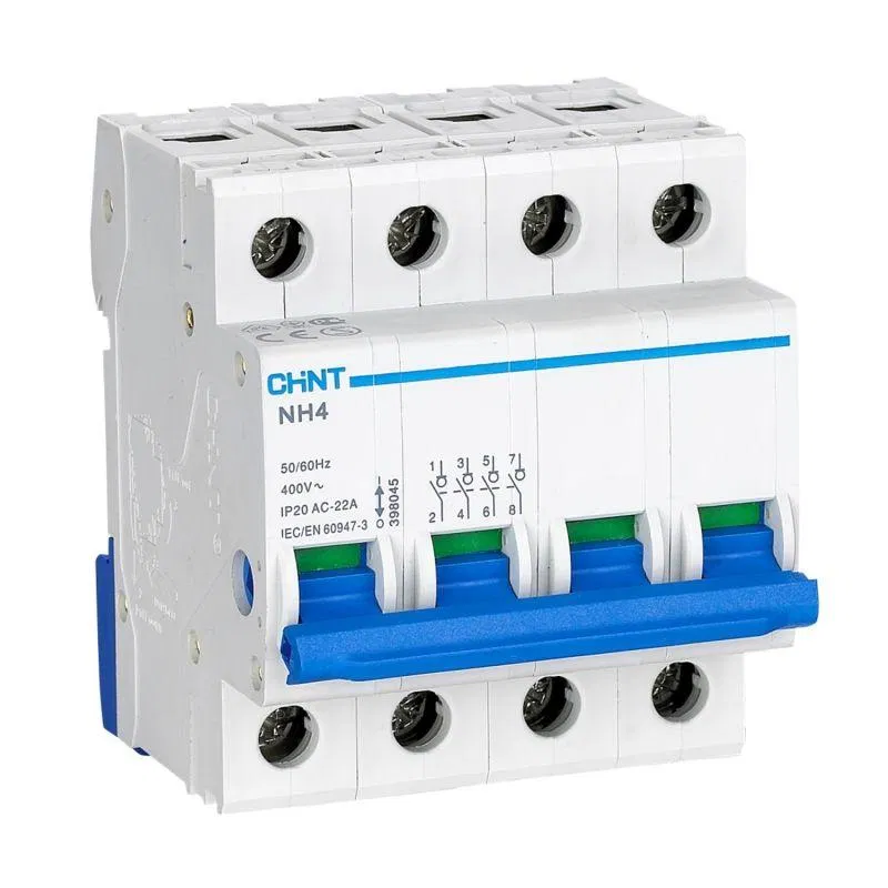 Выключатель нагрузки 4п 125А NH4 (R) CHINT 398035