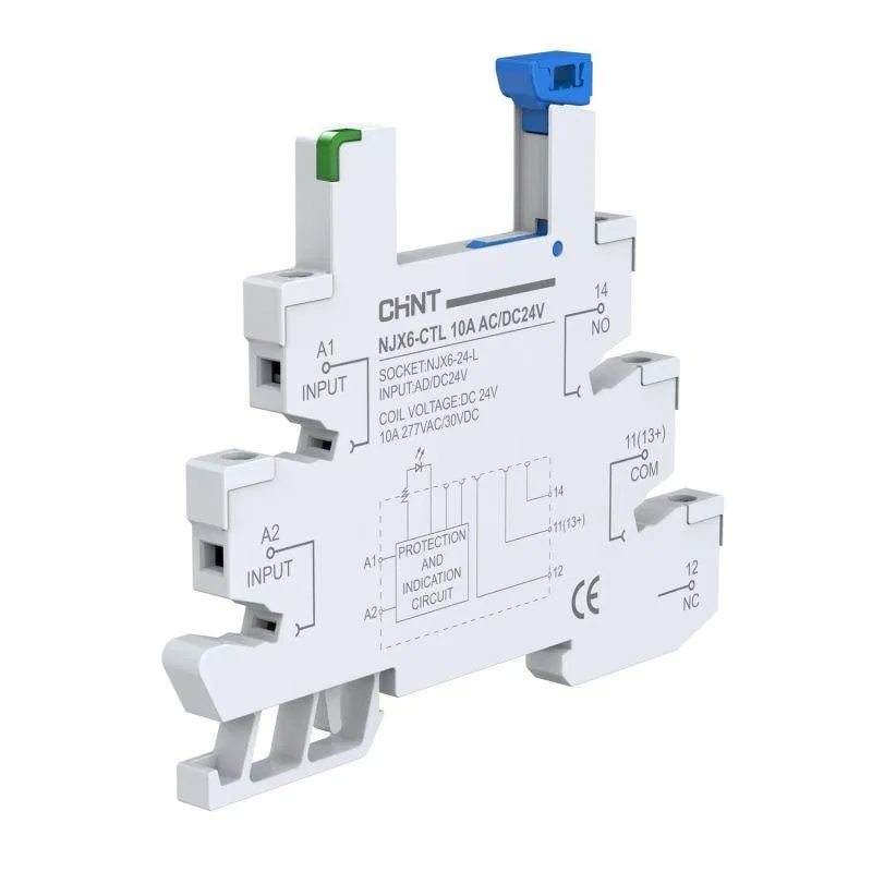 Розетка для реле NJX6-60-L AC/DC60В зажим винтовой (R) CHINT 525375