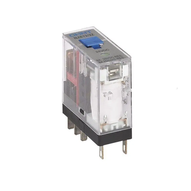 Реле миниатюрное NJX12/2Z(BS) 8А DC9В с тест. 2ПК (R) CHINT 526150