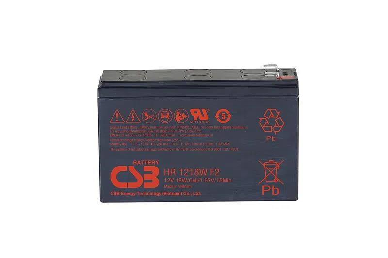 Аккумулятор 12В 4.5А.ч CSB HR1218W F2 CSB